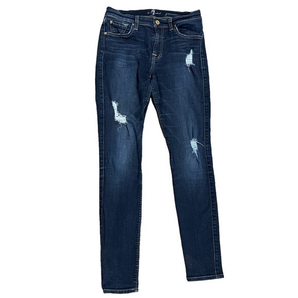 7 for all Mankind Distressed Jeans - Picture 1 of 12